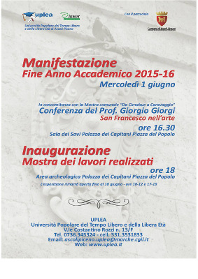 UPLEA - Manifestazione Fine Anno Accademico 2015-16
