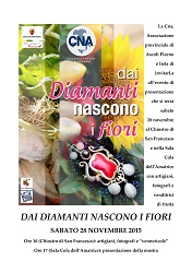 Locandina programma Dai diamanti nascono i fiori