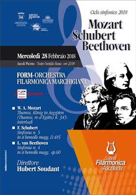 Ascoli Musiche - Secondo appuntamento del Ciclo Sinfonico 2018