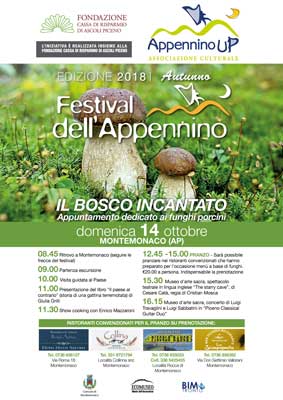 Festival dell'Appennino 2018, Il bosco incantato a Montemonaco