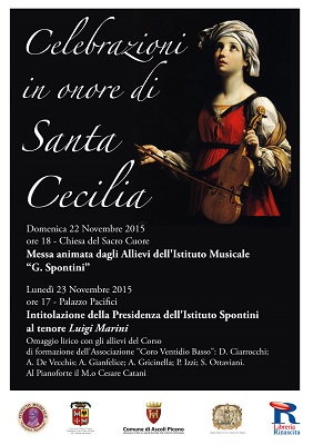 Locandina Santa Cecilia
