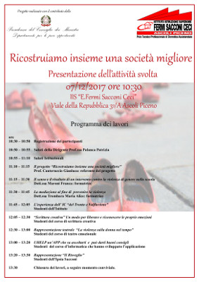 Ricostruiamo insieme una società migliore