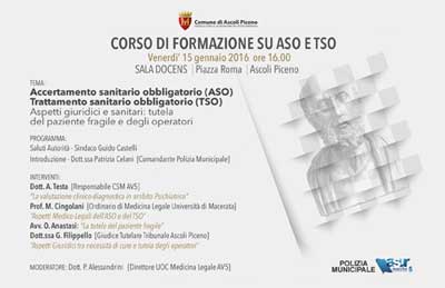 Corso di formazione su ASO e TSO