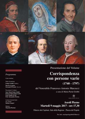Presentazione del volume: Corrispondenza con persone varie