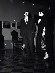 Visita del regista Pietro Germi in Pinacoteca - anno 1964
