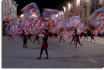 Il palio degli sbandieratori