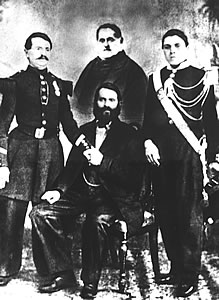 Il brigante Piccioni con i suoi due figli carabinieri - Anno 1870
