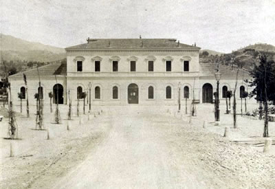 Stazione FFSS - anno 1886