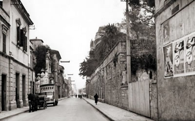 Il famoso cavallo normanno Corso Vittorio Emanuele - anni '50