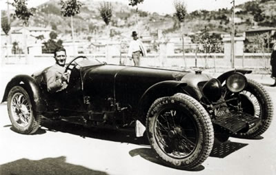 Bernardo Nardi su Maserati - anno 1935