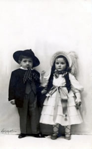 Bambini in maschera, Carnevale 1931, Circolo Cittadino