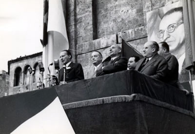 Visita dell'Onorevole Alcide De Gasperi - 7 maggio 1953