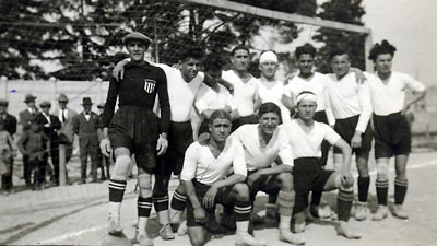 La formazione vincente della 3° divisione - anno 1925