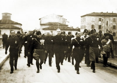 Visita di Achille Storace, ponte di Porta Maggiore - anno 1933 