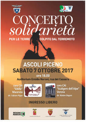 Concerto solidarietà per le terre colpite dal terremoto