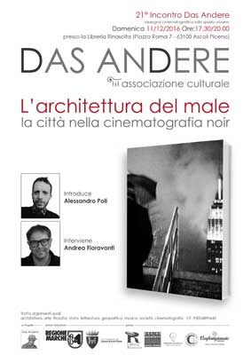 21° incontro Das Andere - L'architettura del male