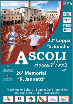 Locandina Ascoli meeting - sabato 18 luglio