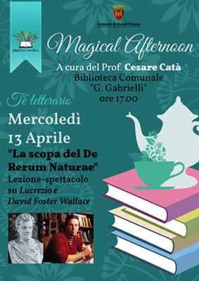 Magical Afternoon - Tè Letterario - La scopa del De Rerum Naturae