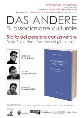26° incontro Das Andere "Storia del Pensiero conservatore"