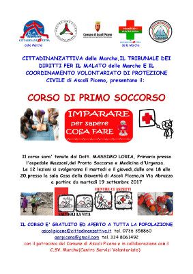 Corso di primo soccorso
