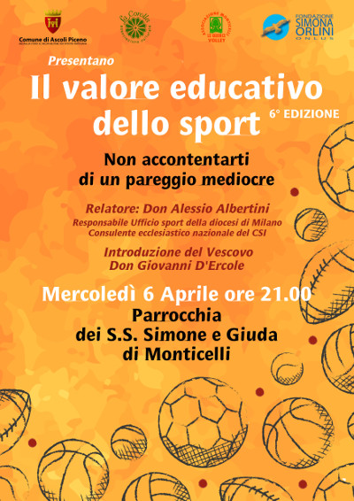 Locandina Valore Educativo Sport