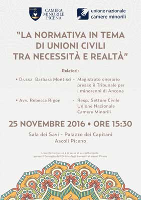 La normativa in tema di unioni civili tra necessità e realtà