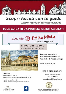 Scopri Ascoli con la guida - Speciale Fritto Misto - Tour della città della Quintana