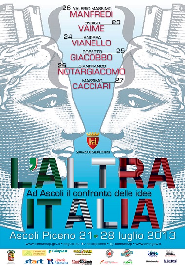  Torna anche quest'anno "L'Altra Italia. Ad Ascoli il confronto delle idee"