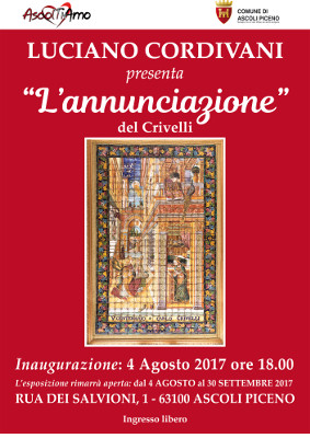 Luciano Cordivani presenta "L'annunciazione" del Crivelli