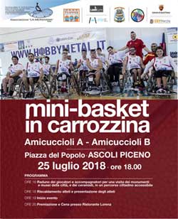 Mini-basket in carrozzina
