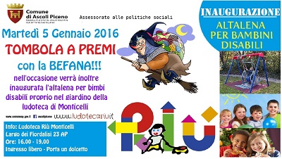 Tombola a premi con la Befana