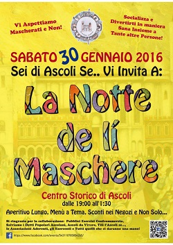 Locandina La Notte de lì Maschere