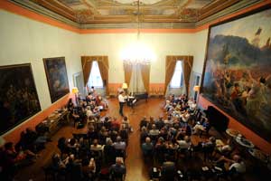 Spettatori al Foyer