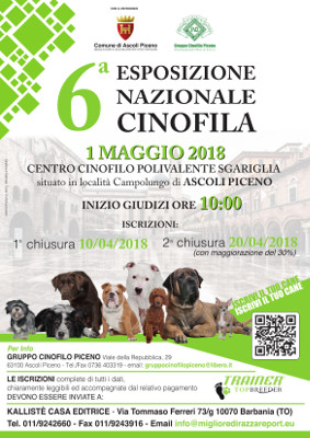 6° esposizione nazionale cinofila