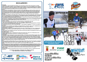 9° winter trail del Colle San Marco