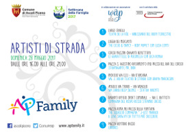 La settimana della Famiglia - Artisti di strada