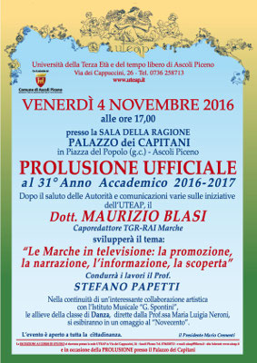 U.T.E.A.P. - Prolusione ufficiale 