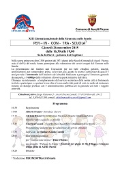 Locandina XIII Giornata nazionale della Sicurezza nelle Scuole PER - IN - CON - TRA - SCUOLA