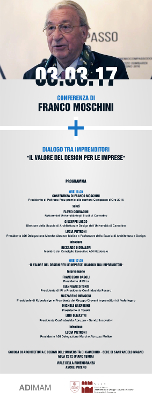 Conferenza di Franco Moschini - Dialogo tra imprenditori " Il valore del design per le imprese"