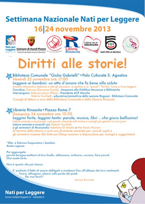 Settimana nazionale di nati per leggere