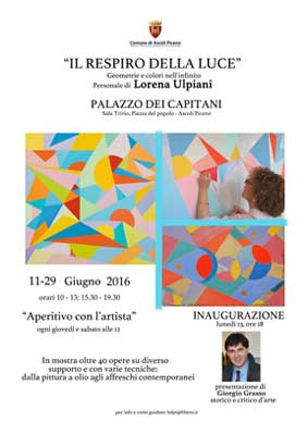 Il respiro della luce - "Geometrie e colori nell'infinito"