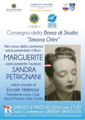 Consegna della borsa di studio "Simona Orlini"