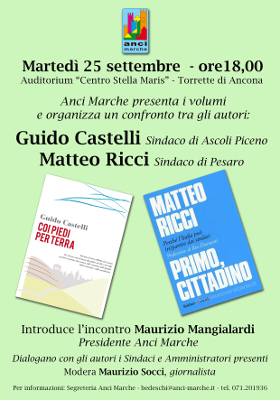 Presentazione dei libri Castelli - Ricci organizzata dall'ANCI Marche