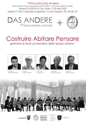  19° incontro Das Andere - Costruire Abitare Pensare