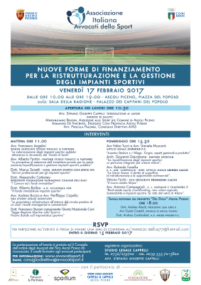 Nuove forme di finanziamento per la ristrutturazione e la gestione degli impianti sportivi