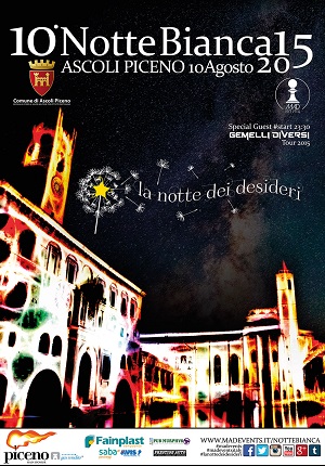 Locandina 10° Notte Bianca - La Notte dei Desideri 