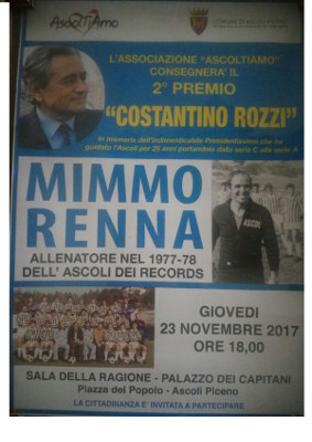 Secondo premio "Costantino Rozzi"