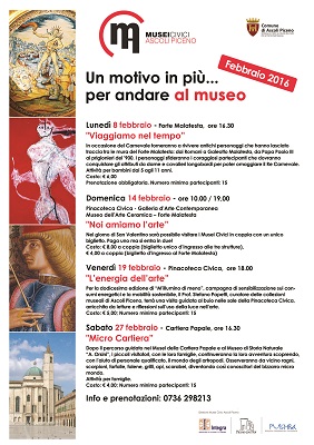 Locandina un motivo in piu per andare al museo