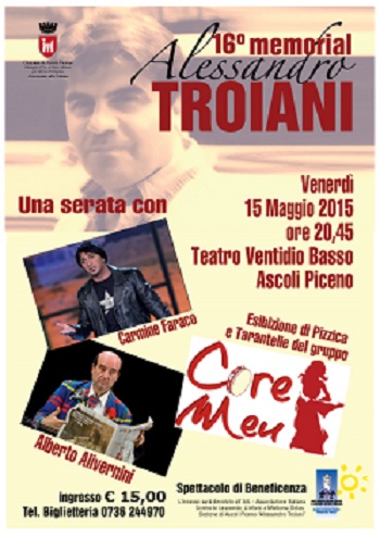Locandina 16° Memorial Troiani