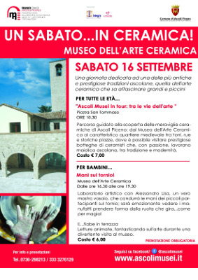 Un sabato... in ceramica